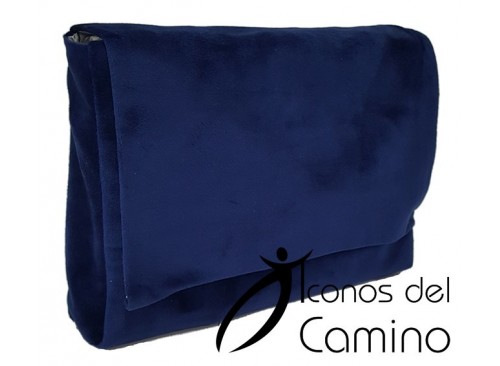 FUNDA BIBLIA PLATA  TERCIOPELO