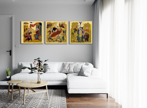 ICONO LA DORMICION DE LA VIRGEN