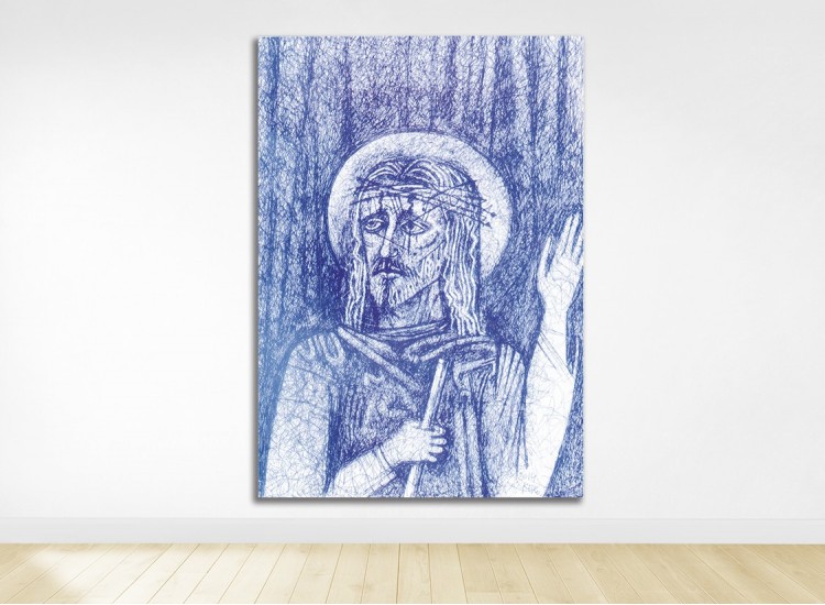 ICONO CRISTO LA CAÑA CASCADA