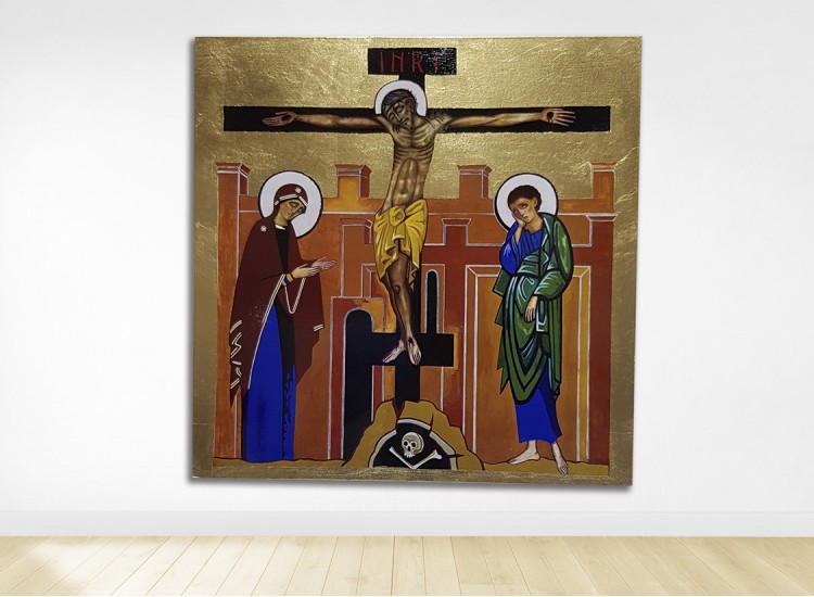 icono la crucifixion kiko arguello