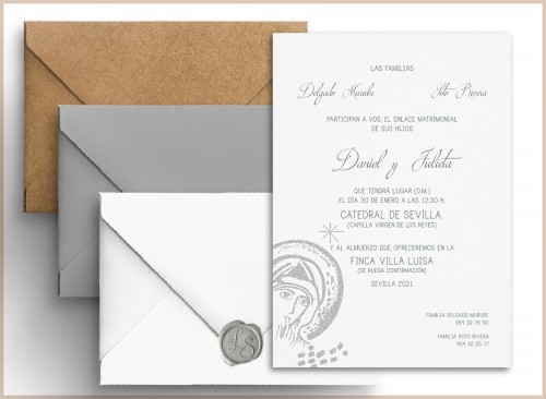Invitaciones de boda icono sagrada familia wedding invitation family camino neocatecumenal 2