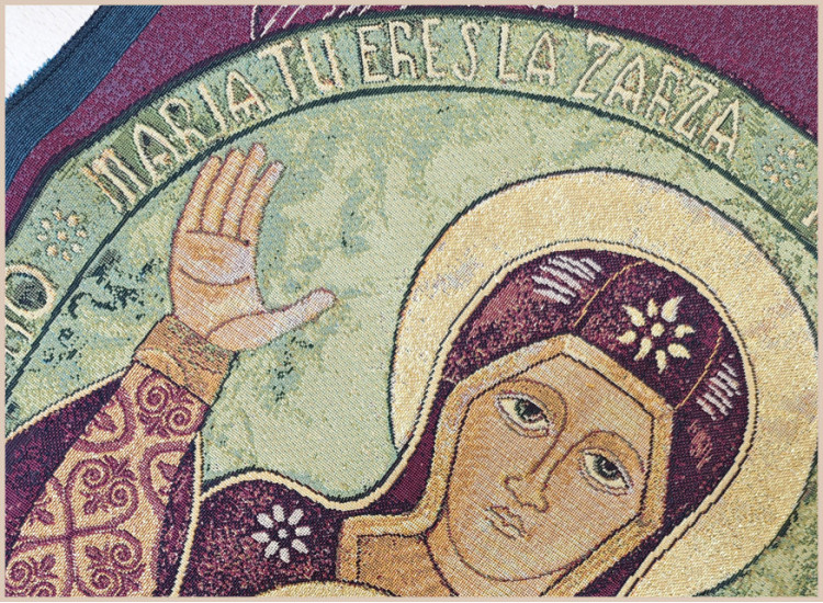 TAPIZ MARIA ZARZA ARDIENTE
