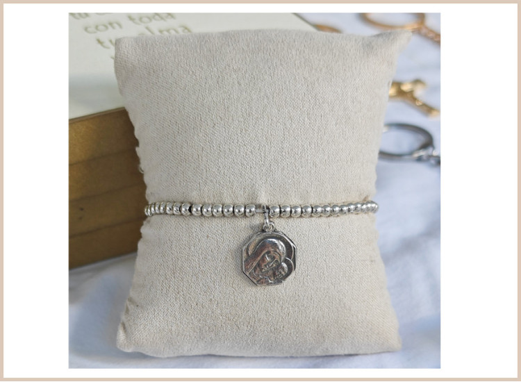 Pulsera virgen del camino elástica camino neocatecumenal