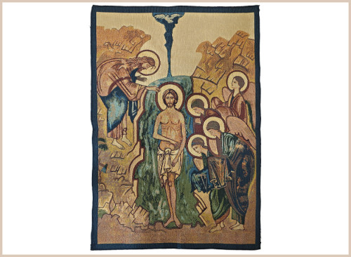 Tapiz paño ambon altar camino neocatecumenal iconos del camino