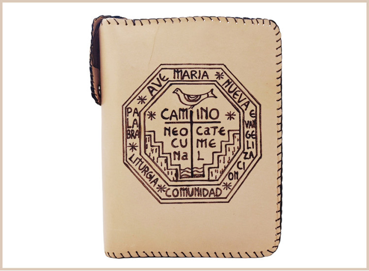 Funda Biblia Shema Piel CAMINO NEOCATECUMENAL KIKO ARGUELLO