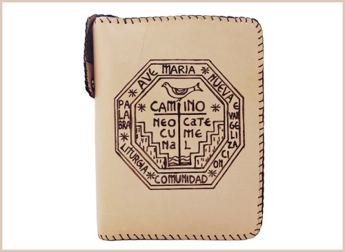 Funda Biblia Shema Piel CAMINO NEOCATECUMENAL KIKO ARGUELLO