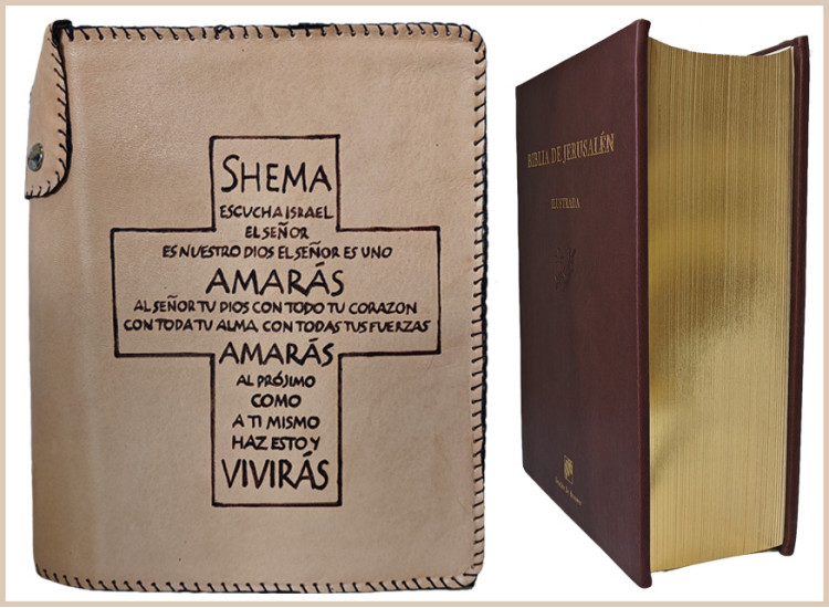 Funda biblia ilustrada terciopelo camino neocatecumenal