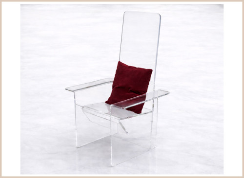 Sillon sede metacrilato transparente artesanal