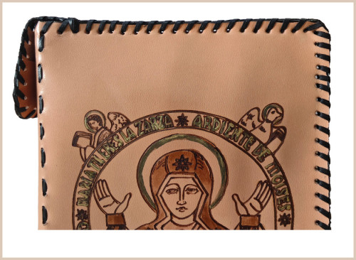 funda piel biblia Jerusalen zarza ardiente