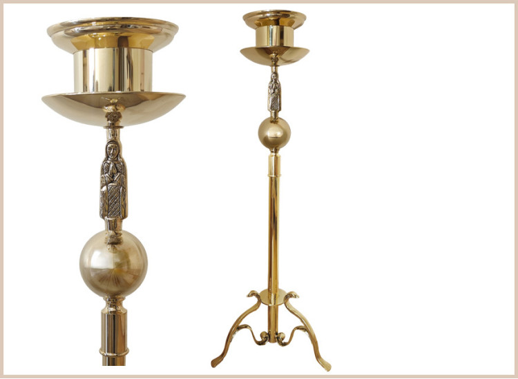 portacirio gloriso para cirio pascual camino neocatecumenal