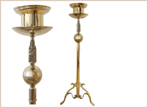 portacirio gloriso para cirio pascual camino neocatecumenal