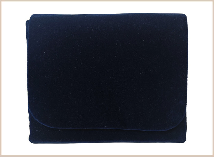 Funda Biblia plata tercipelo