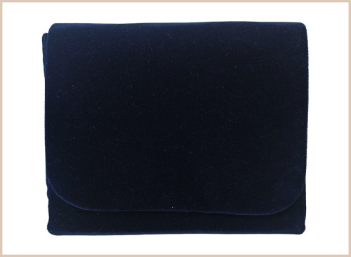 Funda Biblia plata tercipelo